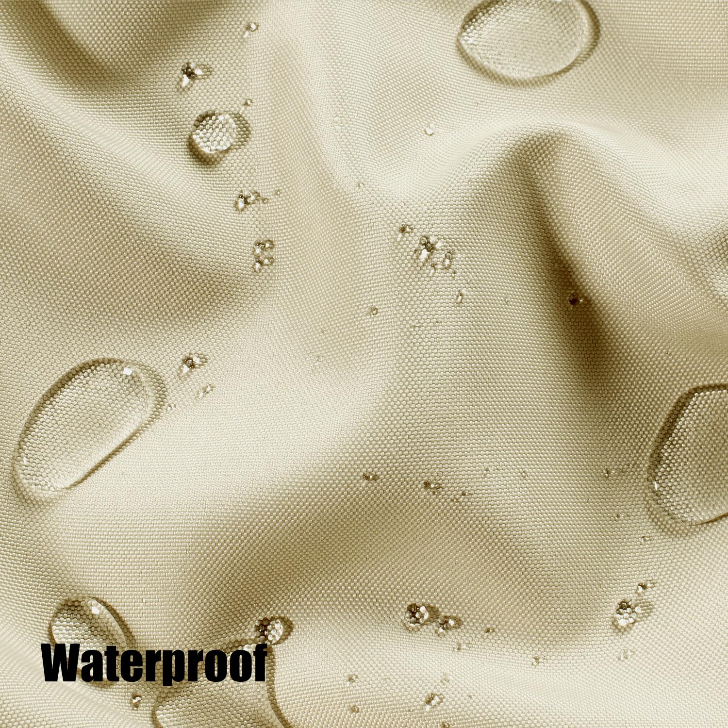 BONZER weatherproof fabric blocks rain and wind for patio comfort.