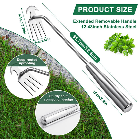 BOOLOOEN ergonomic handle offers comfortable gardening sessions.