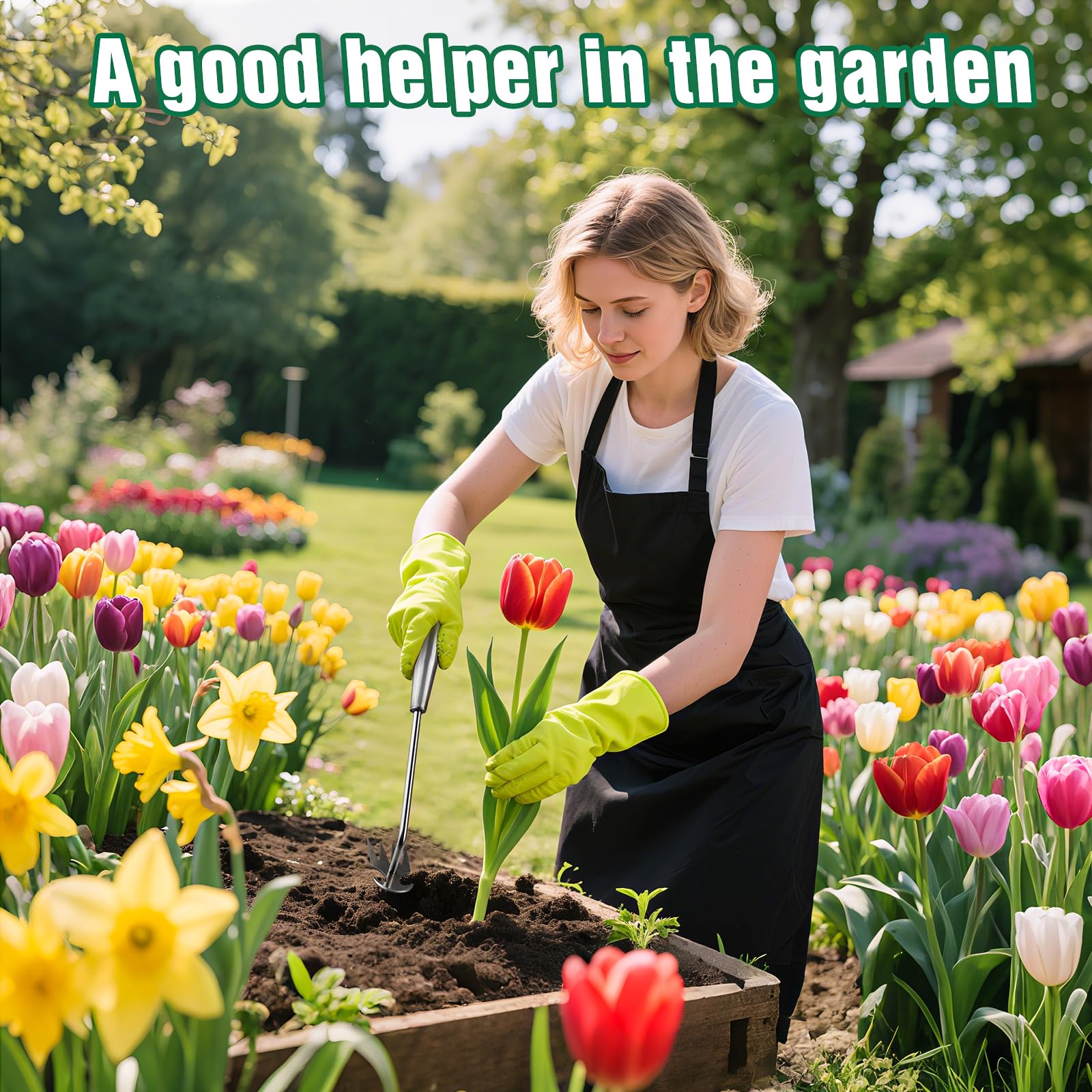 BOOLOOEN rugged tool built for outdoor garden use.