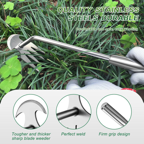 BOOLOOEN weed teeth dig and loosen soil for easy removal.
