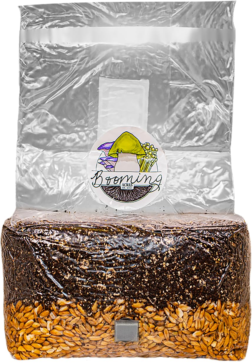 Booming Acres 0.2-micron filter ensures breathable mycelium environment