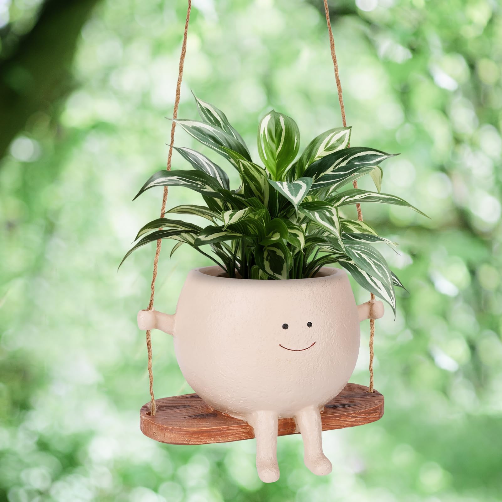 Boomluck gift-ready smiley planter makes a thoughtful plant lover gift.