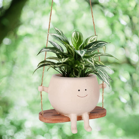 Boomluck gift-ready smiley planter makes a thoughtful plant lover gift.