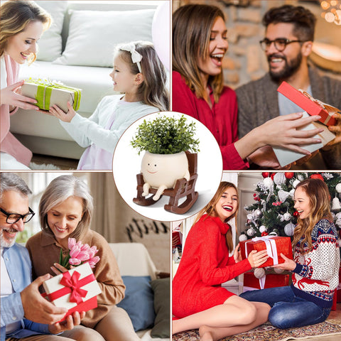 Boomluck indoor-outdoor planter doubles as whimsical home decor and gift.