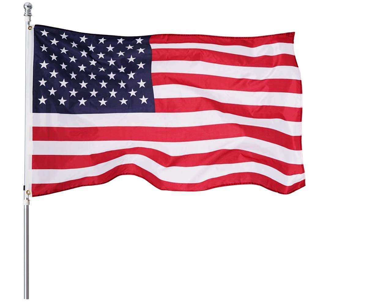 Canvas header reinforces Boonipet flag attachment points for sturdy mounting.