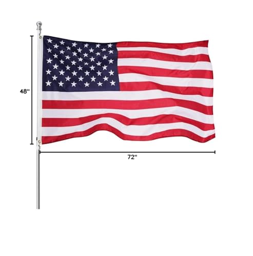 Boonipet outdoor flag suitable for low-wind spaces and indoor use.