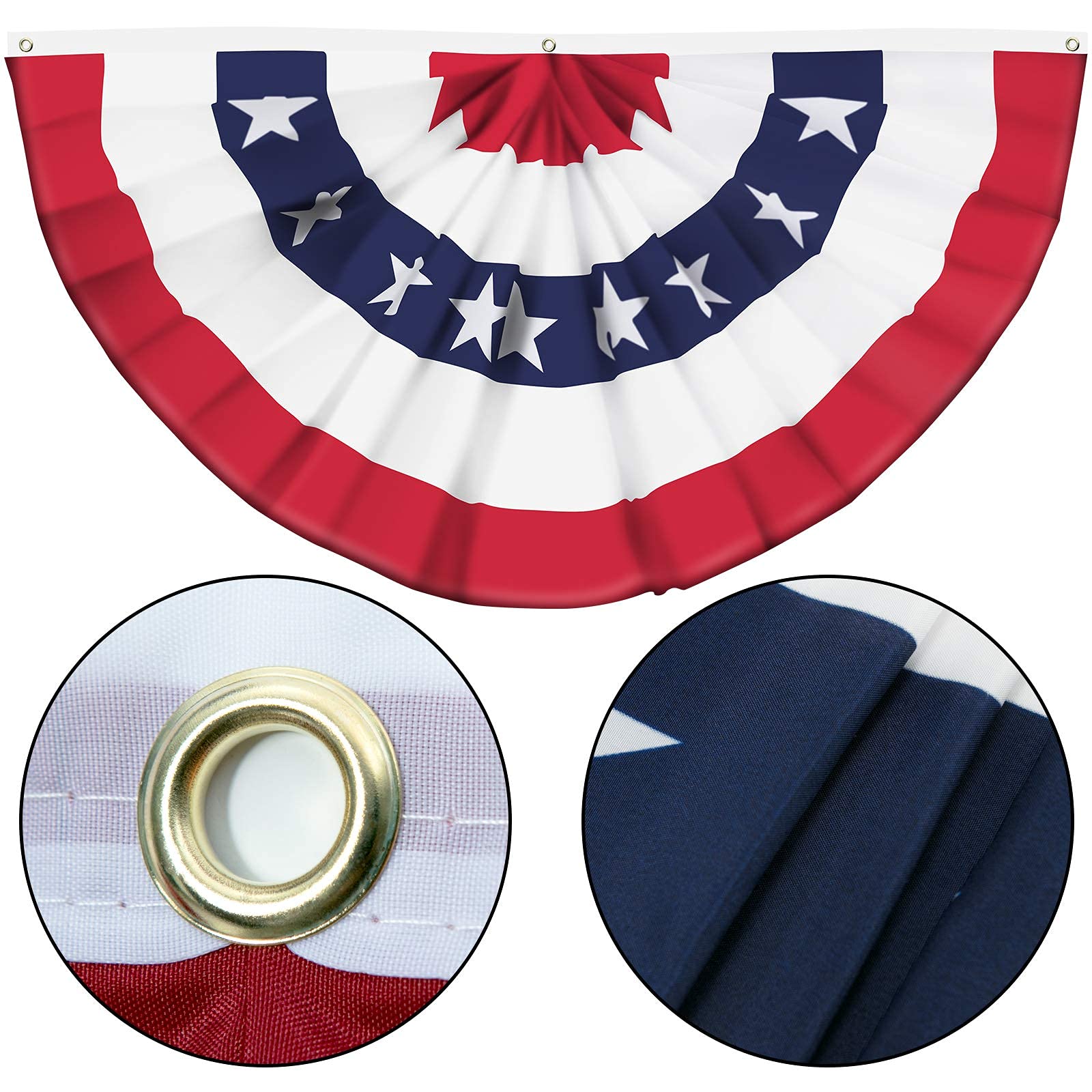 Booson flag with 90x45 cm size and 3x1.5 ft display for versatile use.