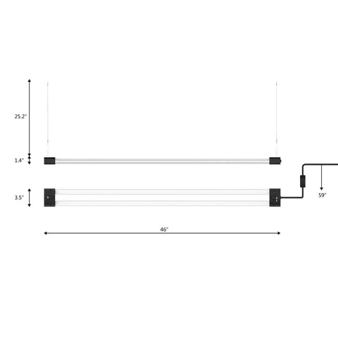 BoostGro linked grow lights over terrarium for scalable coverage