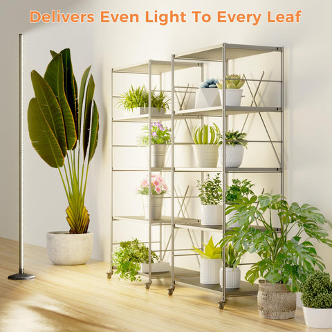 Boostool grow light includes base and hanging kit for versatile placement