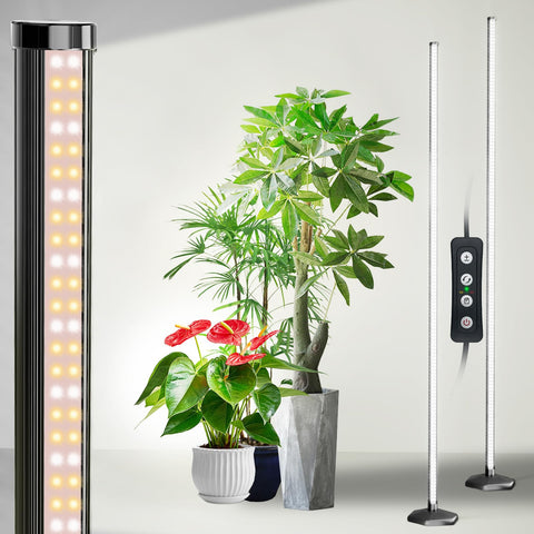 Boostool grow light four-color spectrum close-up for robust indoor plant growth