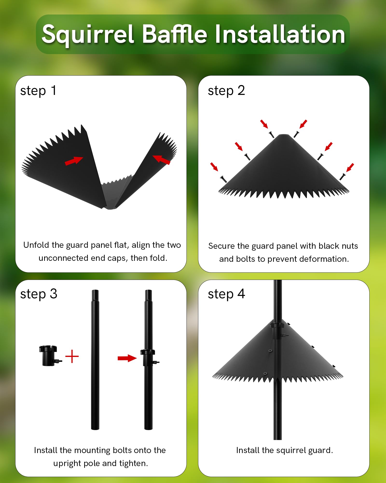 Boostool Outdoor bird feeder hooks provide versatile feeding spots for yard birds