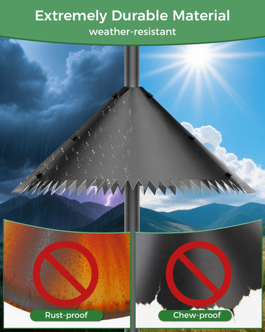 Boostool Powder-coated steel construction resists rust in harsh weather.