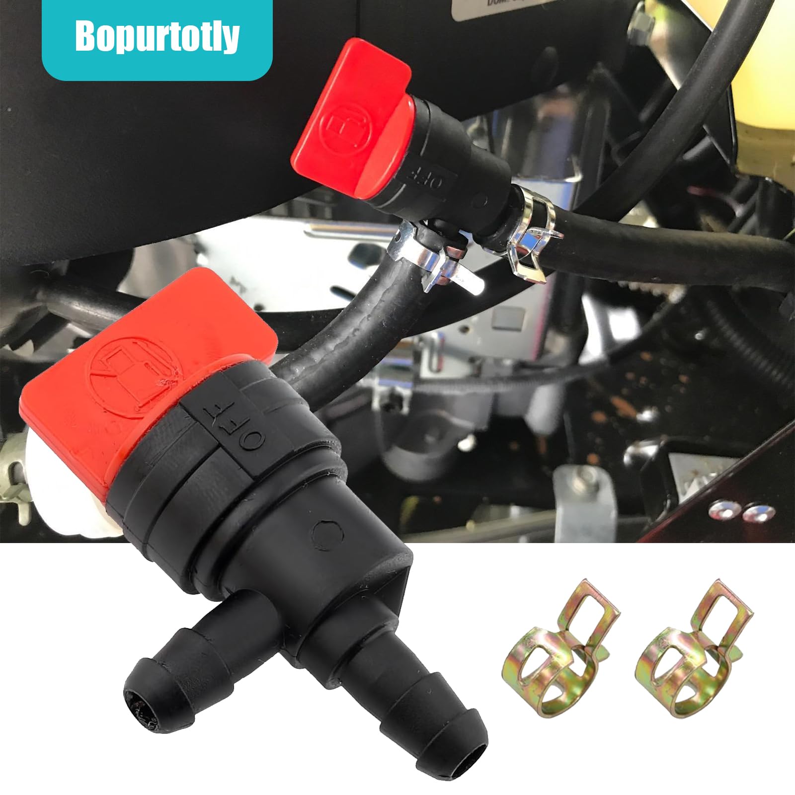 Bopurtotly clamp installation enables quick setup