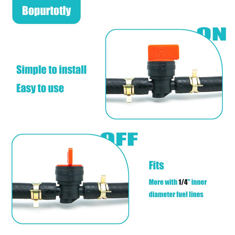 Bopurtotly valve with clamp for John Deere engines and tractors
