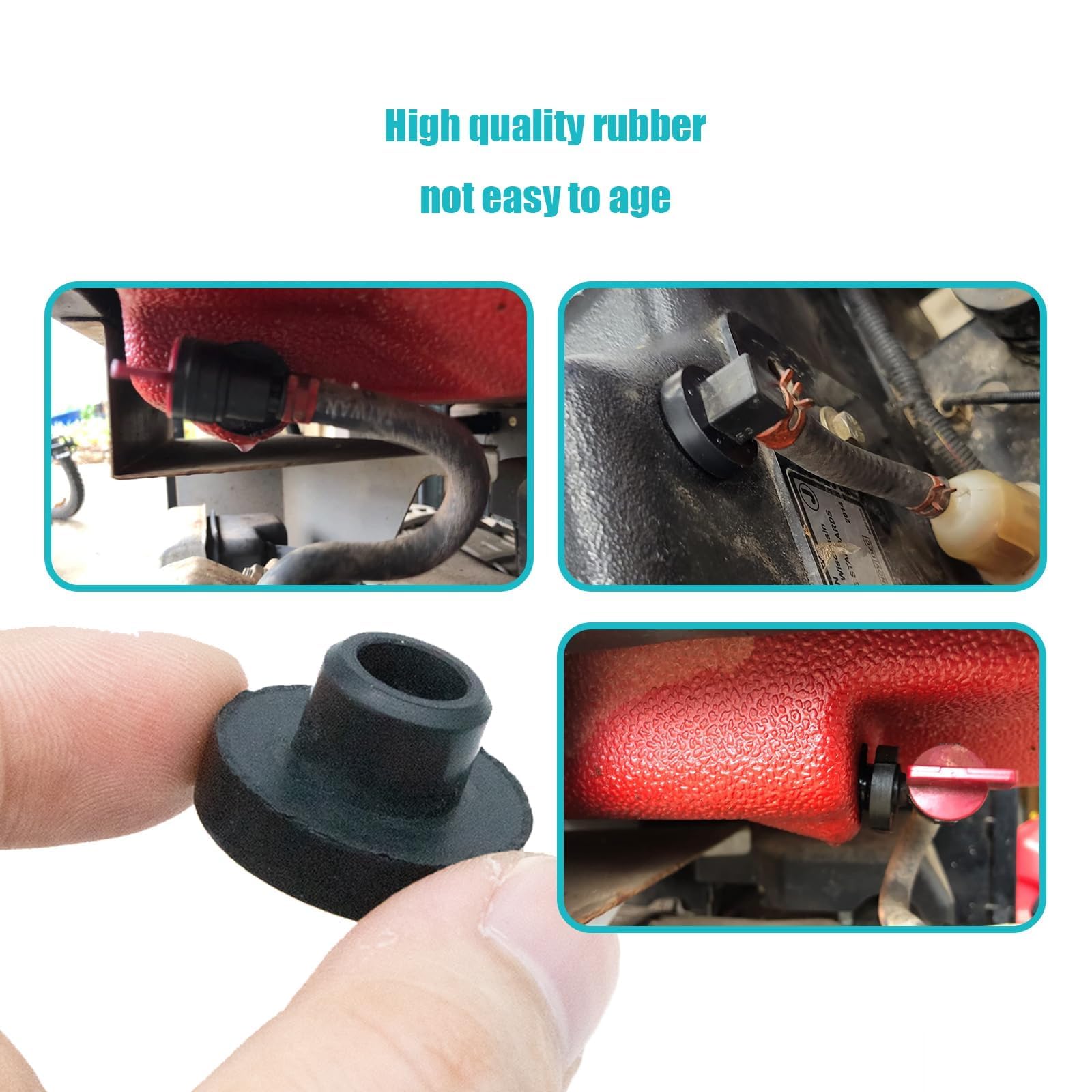 Bopurtotly fuel tank bushing 2-pack offers quick replacement options.