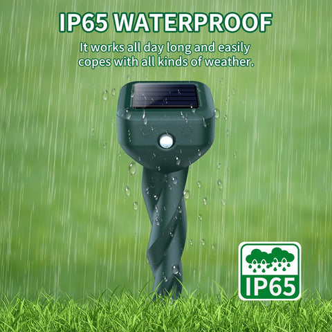 BORHOOD IP65 waterproof stake withstands rain and sun for durable outdoor protection.
