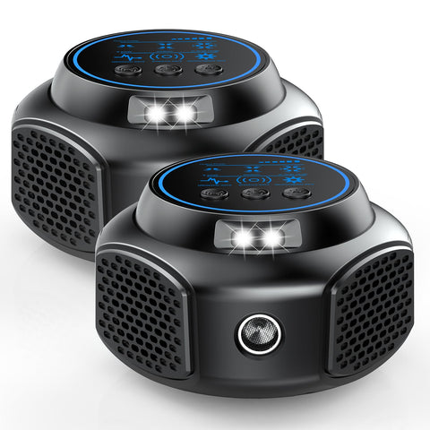 BORHOOD Ultrasonic Mouse Repellent front view, compact plug in for home pest deterrence.