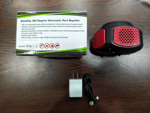 LED indicators on BORHOOD pest repellent signal operation without noise