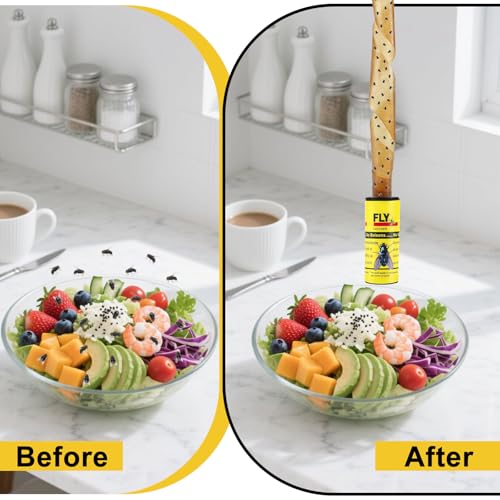 Boromine fly strips unfold easily for quick setup.