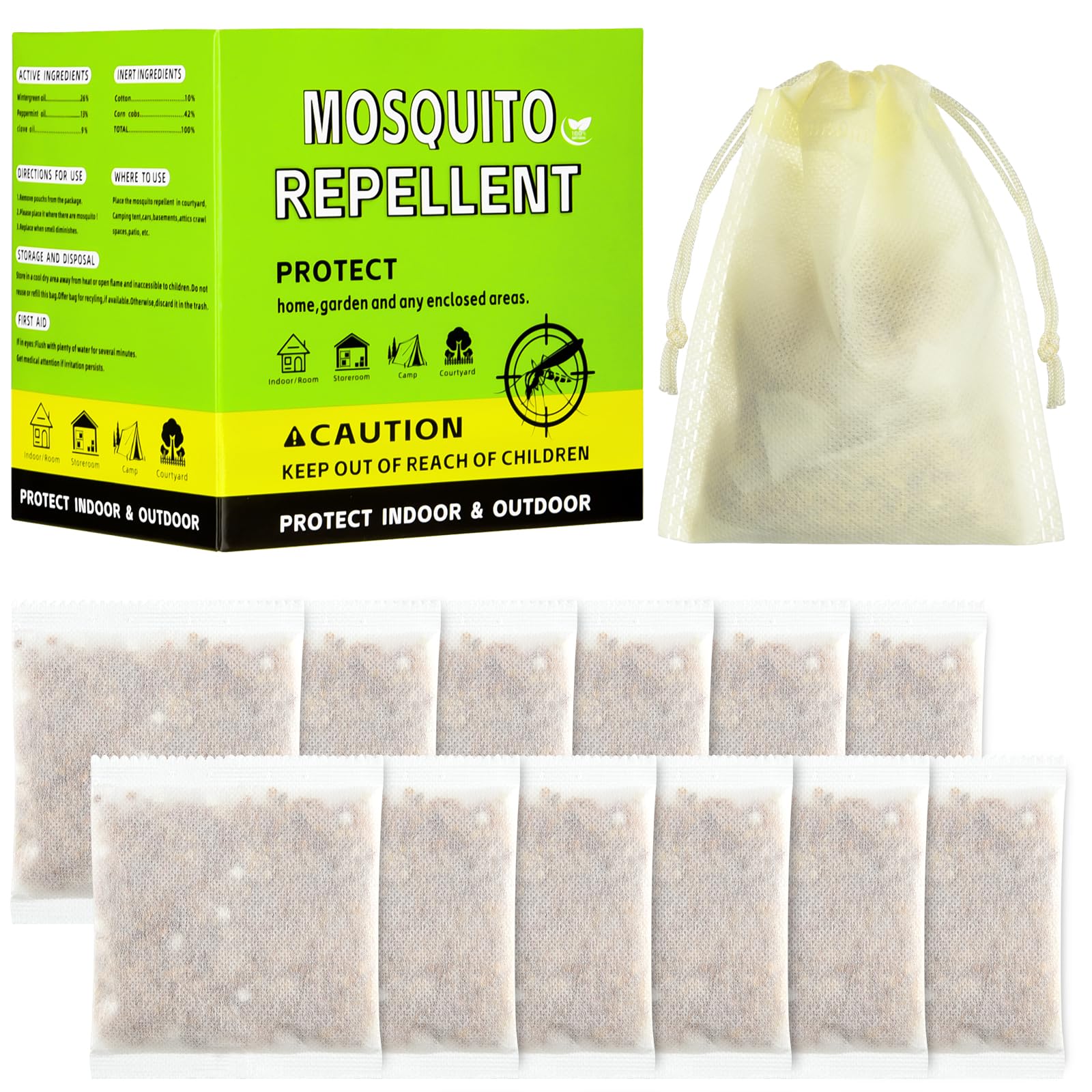 Boromine outdoor patio mosquito repellent in use, offering long-lasting protection for gatherings.