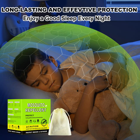 Boromine tent area repelled by scent, convenient to place near sleeping space.