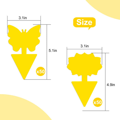 Boromine sticky trap inserted into soil demonstrates simple setup.
