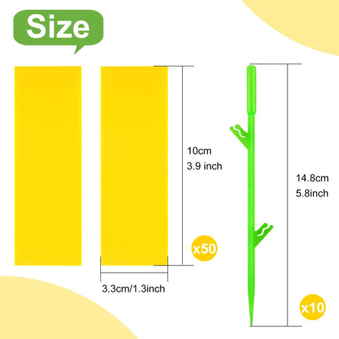 Boromine yellow sticky traps close-up showing safe, odorless adhesive.