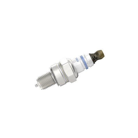 Bosch USR7AC spark plug for garden tools ensures reliable starts and smooth operation.
