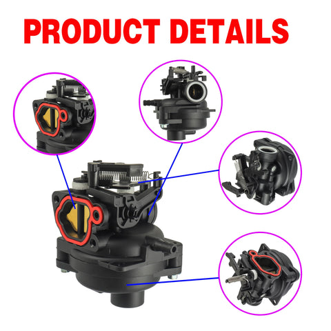 BOSHCHEN 799584 carburetor with air filter ensures cleaner air intake for smoother operation.