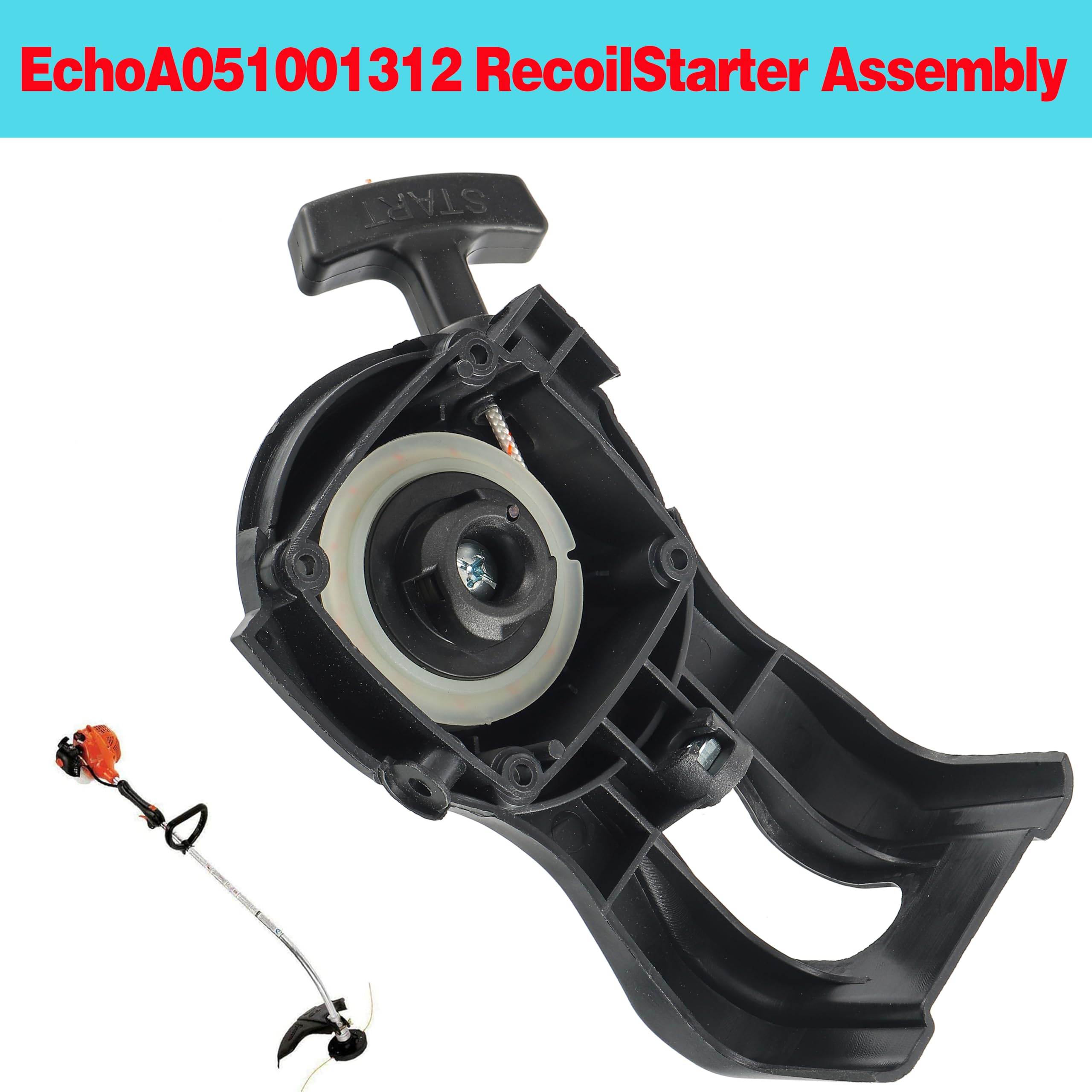 Echo SRM-225 compatible pull-start replacement improves reliability during yardwork.