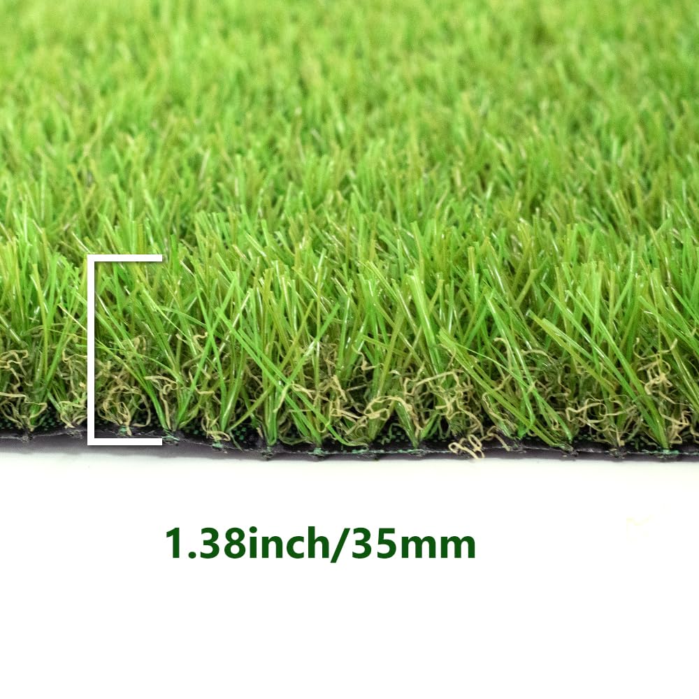 Boshuele synthetic grass texture close-up showing soft, natural look