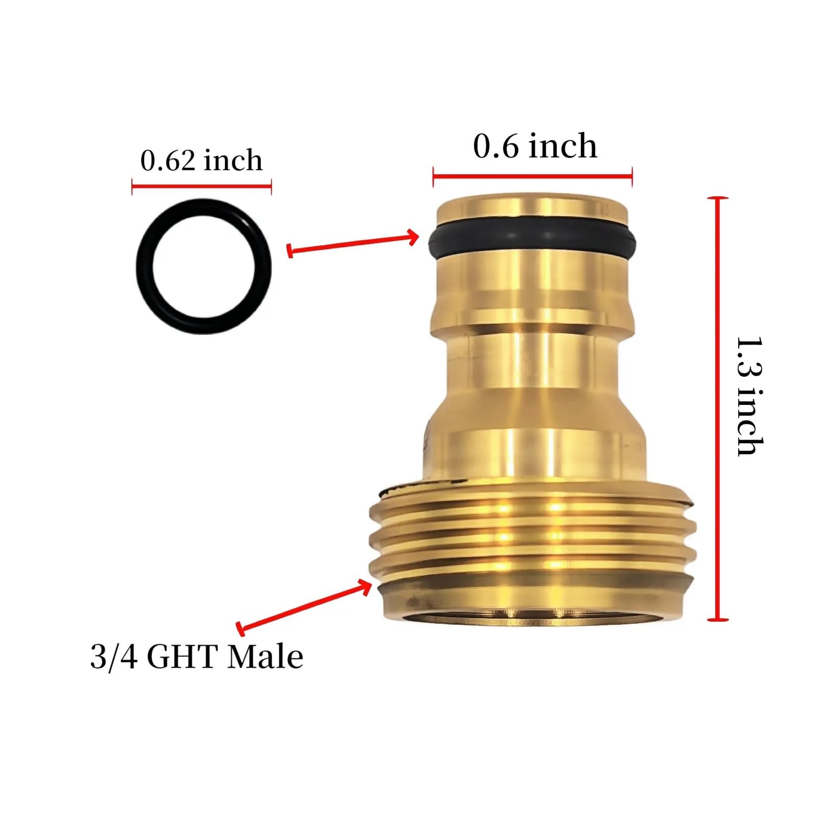 BOSICATS brass garden hose quick-connect set connecting hoses quickly for effortless setup.