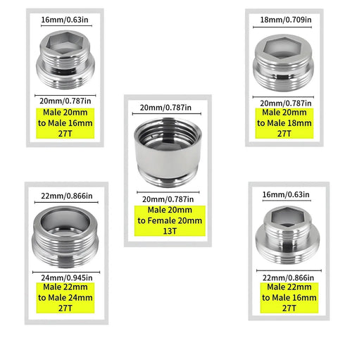 Bosicats brass faucet adapter highlights durable brass construction for reliability
