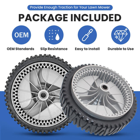BOSRUIDA 194231X460 kit includes two wheels and installation screws