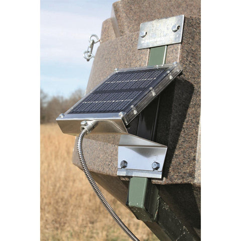 Boss Buck pre assembled 12V solar charger ready for feeder installation