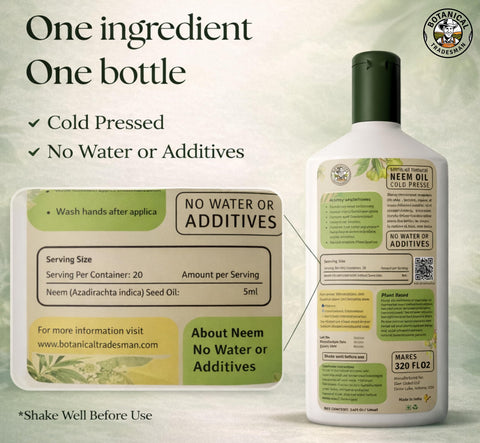 Botanical Tradesman dilution-friendly solution ready after mixing water
