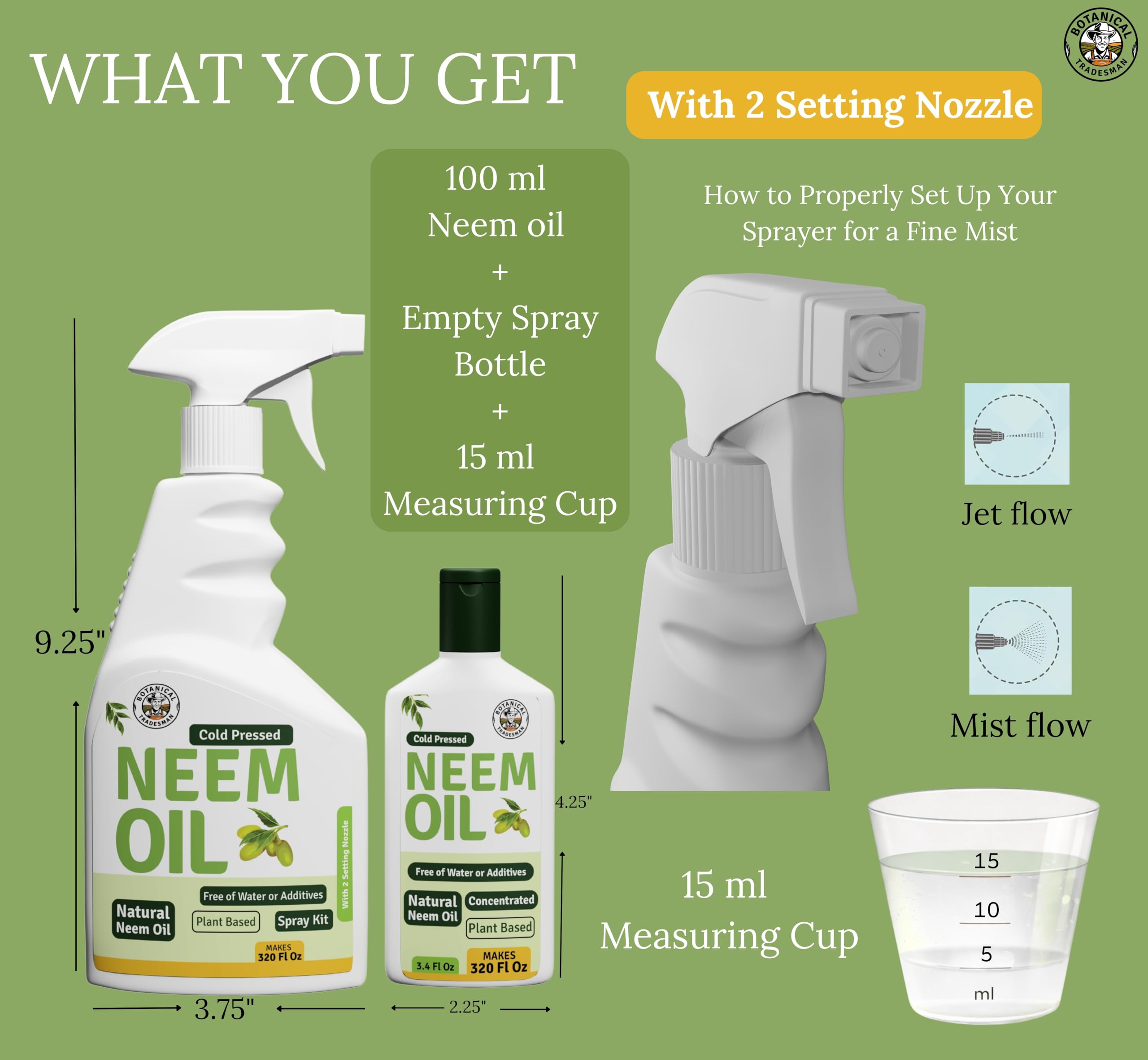 Botanical Tradesman organic neem oil supports natural plant nourishment