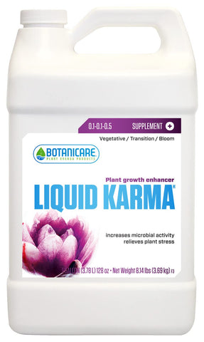 Botanicare Liquid Karma bottle front view supports steady plant growth.