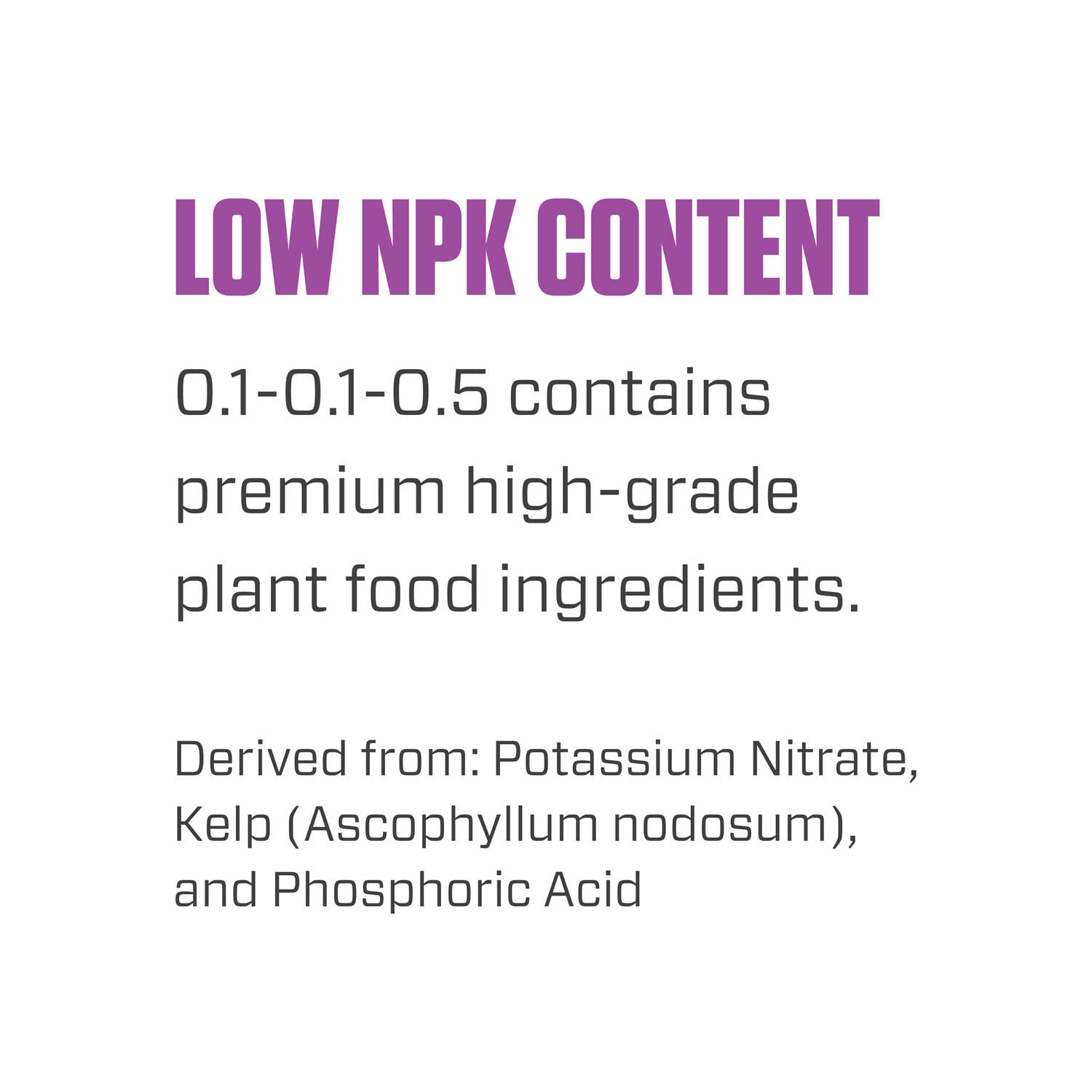 Botanicare Liquid Karma growth cycle usage supports cycle-wide nutrition.