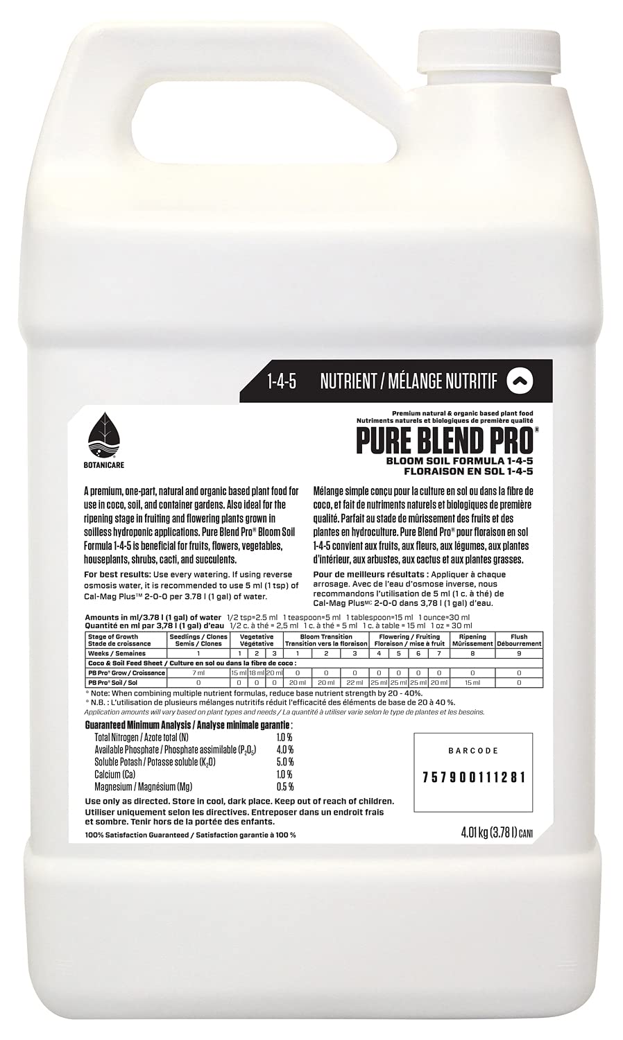Botanicare Pure Blend Pro Bloom Soil application on potted plants promotes healthy flowering.