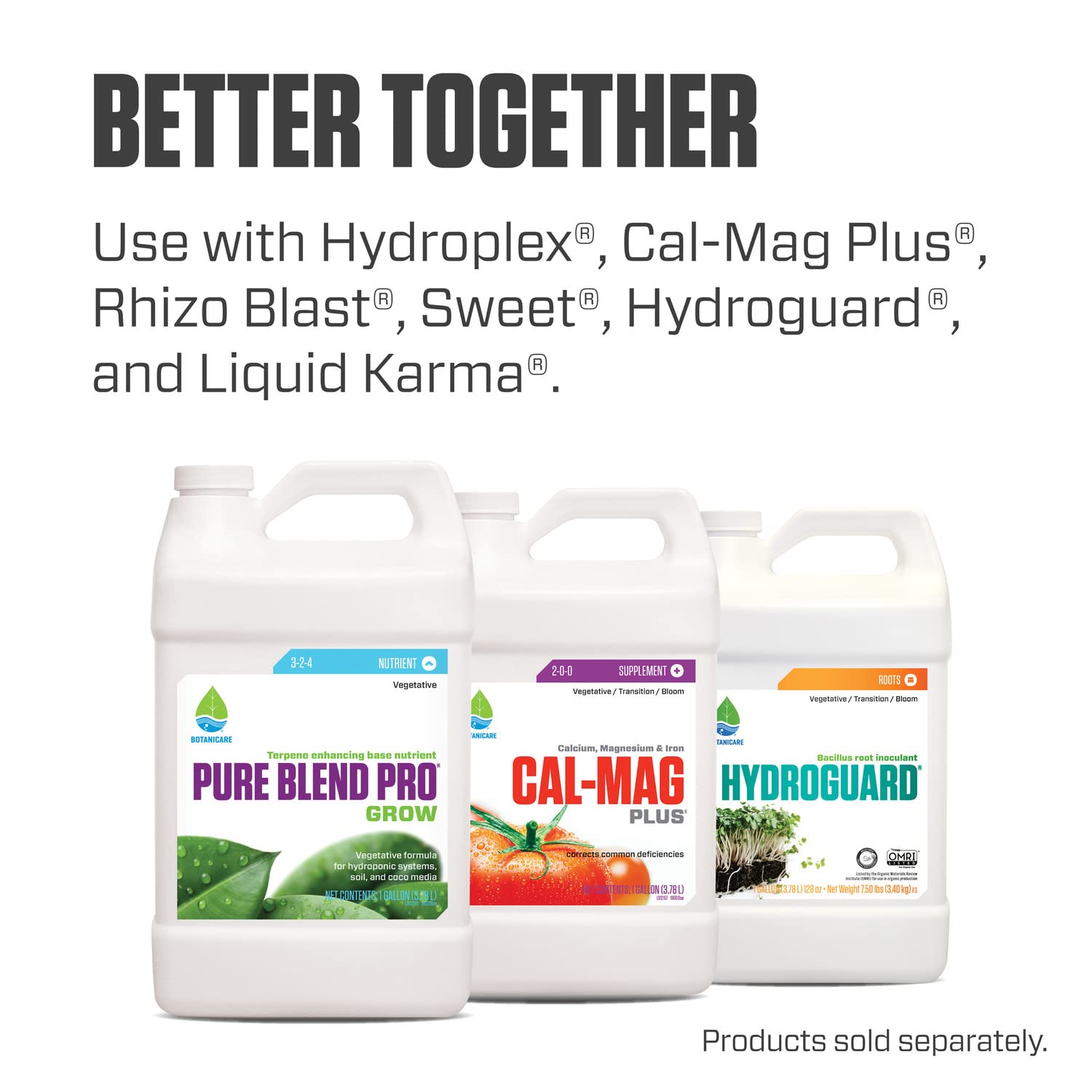Botanicare Pure Blend Pro Grow supports vegetative growth with every watering.
