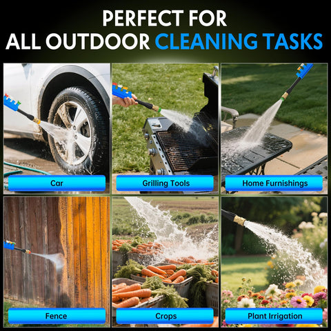 BothLin power washer for exterior surfaces like decks and fences.