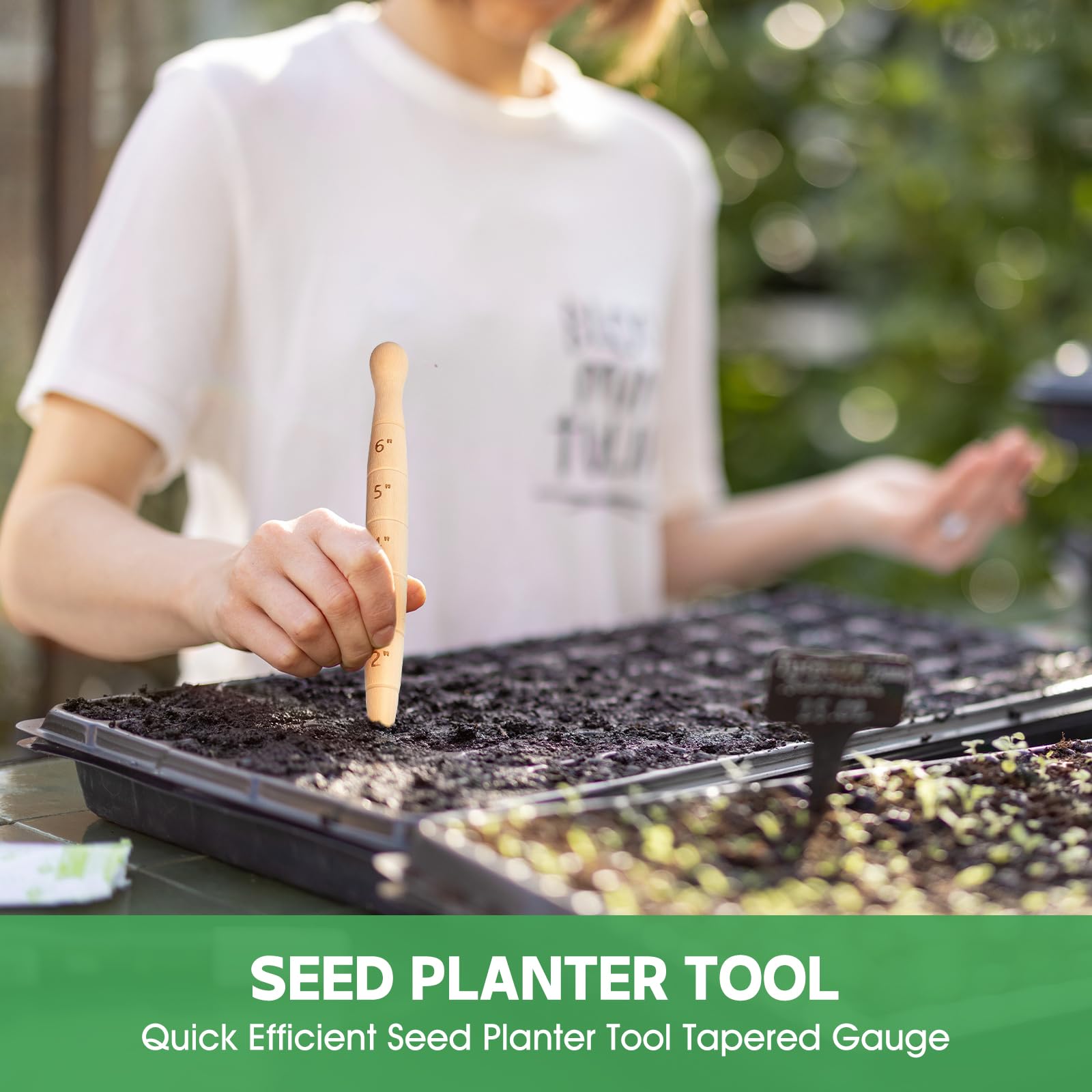 Bothyi seed planter tool fits hands for precise planting