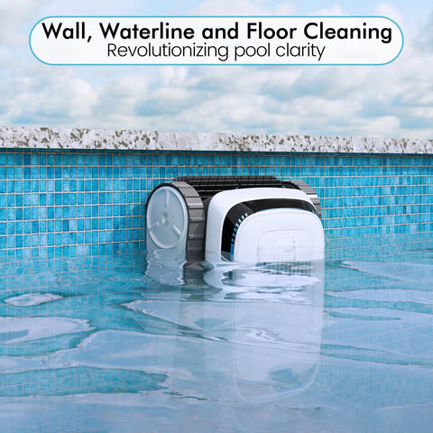 BOTLUXE pool vacuum 4L filter captures fine debris and fine particles.