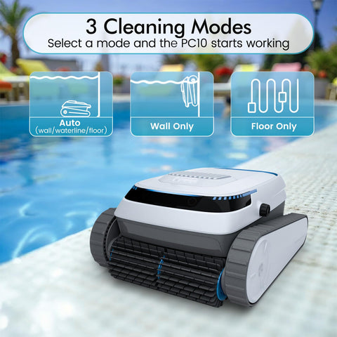 BOTLUXE pool vacuum cordless operation enables flexible, cable-free cleaning.