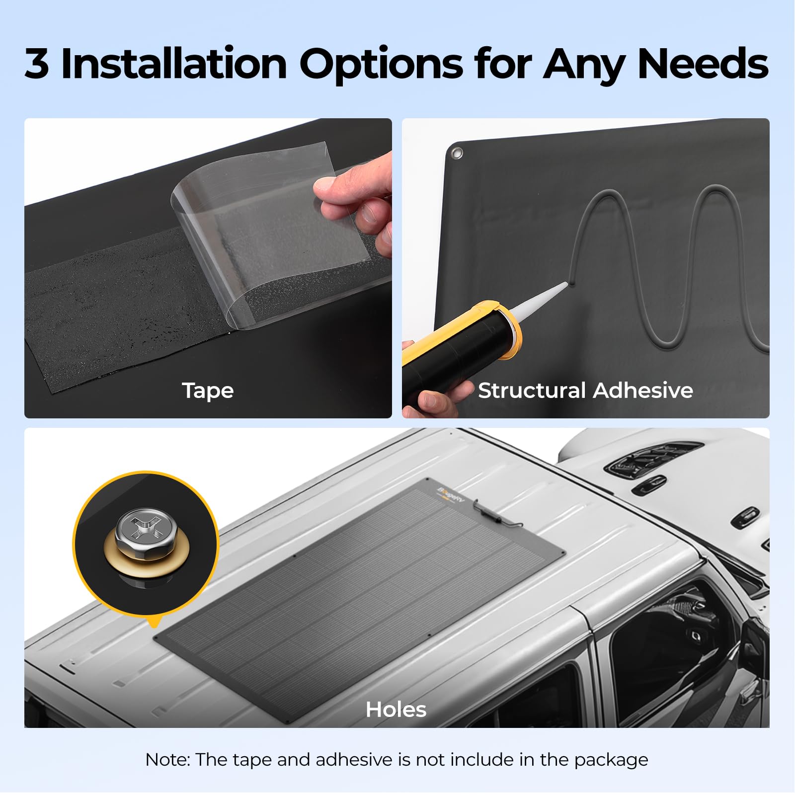BougeRV Arch Pro 2-5mm thin profile fits tight spaces