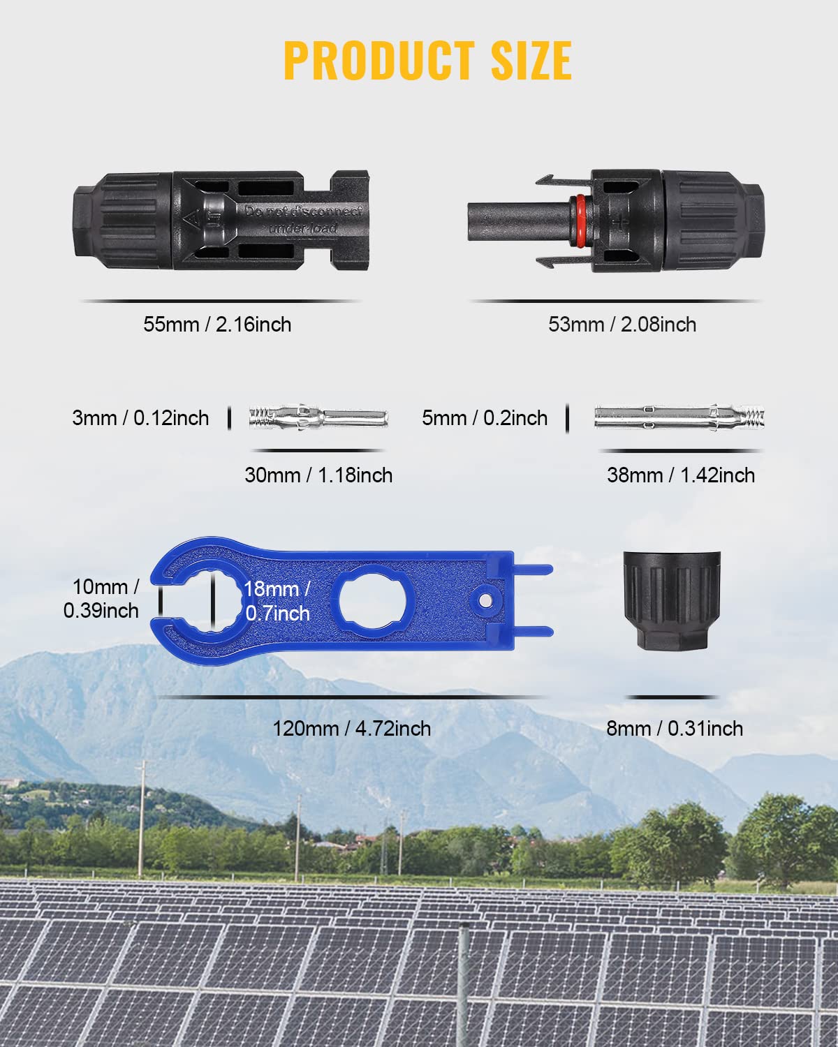 BougeRV solar connectors designed for over two decades of outdoor performance.