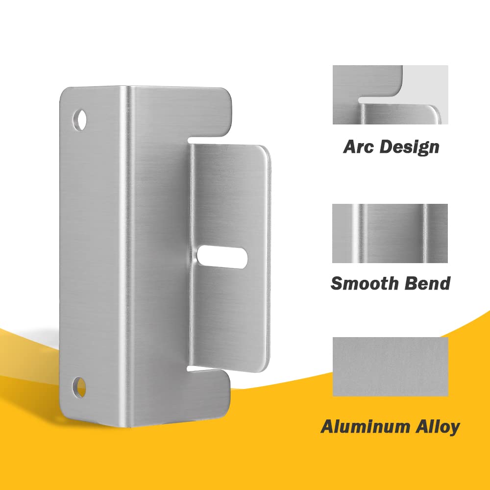 BougeRV aluminum alloy Z-bracket provides lightweight, corrosion-resistant support.