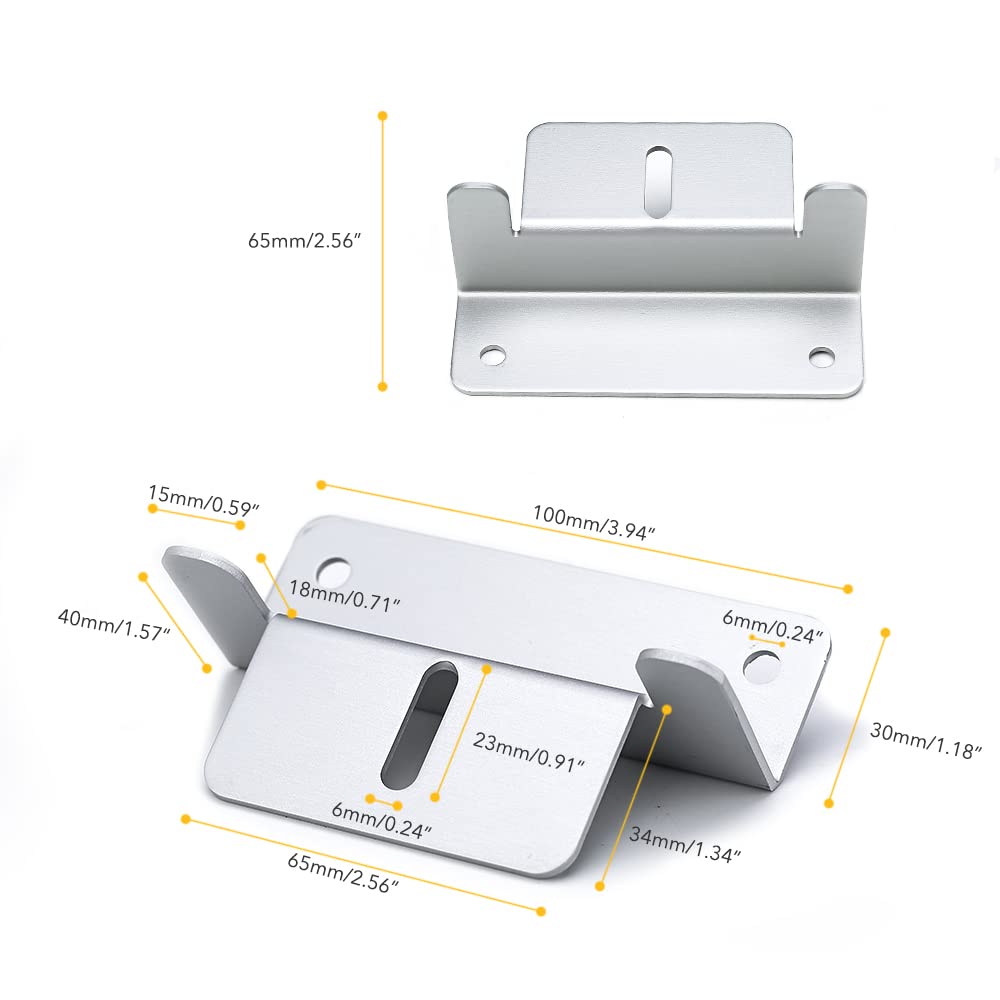 BougeRV mounting Z-bracket designed for off-grid panel installations on uneven surfaces.
