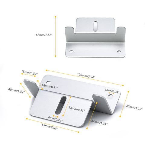 BougeRV mounting Z-bracket designed for off-grid panel installations on uneven surfaces.